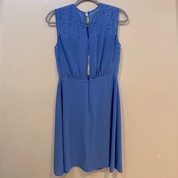 BCBGMaxAzria Blue Trina Lace Blocked Dress. Women’s Size Small. NWOTS - Picture 5 of 6